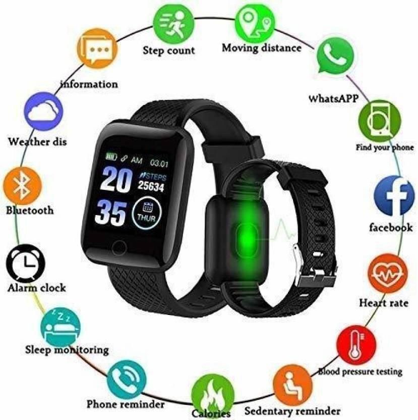 ID116 Plus Smart Fitness Smartwatch - Spark 